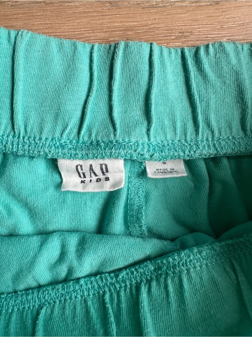 GAP Kids Cotton Elastic-Waist Skort S Turquoise